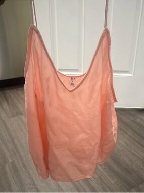 BP Crop Women's Pink Camisole Tank Top Size M 100% Polyester Lingerie Sleepwear